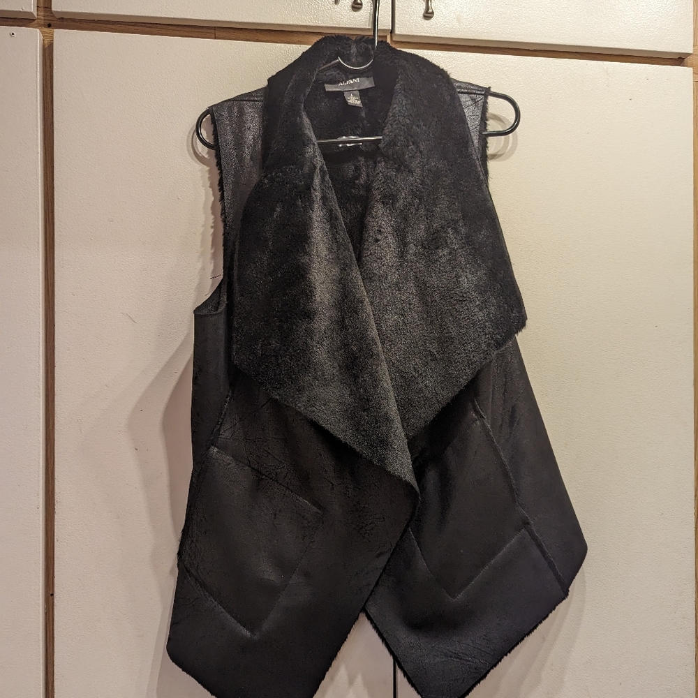 Faux fur vest